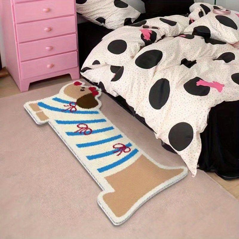 Lovely Dachshund Long Shaped Carpet Soft Non-Slip Bedroom Bedside Rug Living Room Bay Window Floor Mat Home Decor