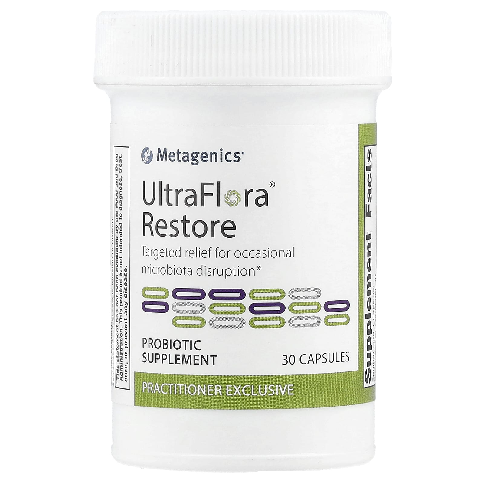 

Metagenics, UltraFlora® Restore, 30 капсул