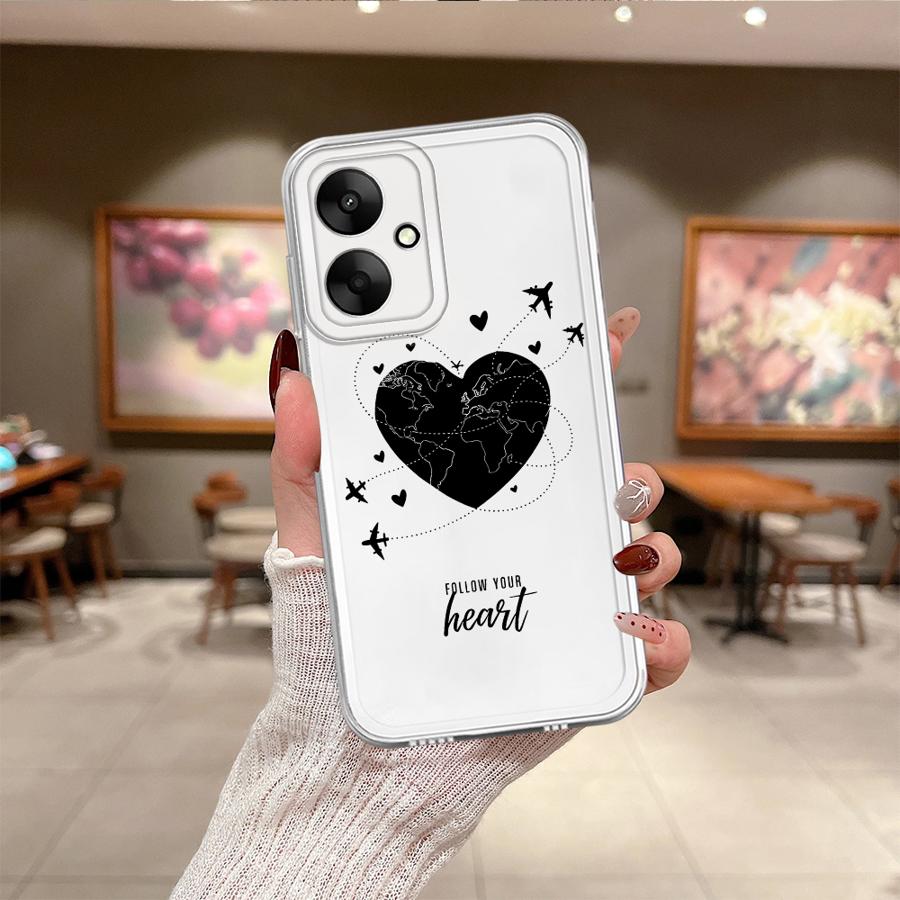 Case for Xiaomi Poco X3 Pro X3 NFC Soft Phone Cover Love Airplane Art