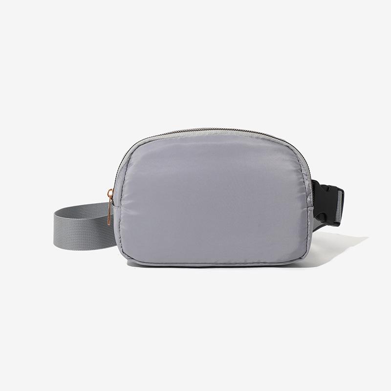 New Solid Color Fanny Pack Women's Sports Running Mobile Phone Breast Bag Fashionable Outdoor New Wallet