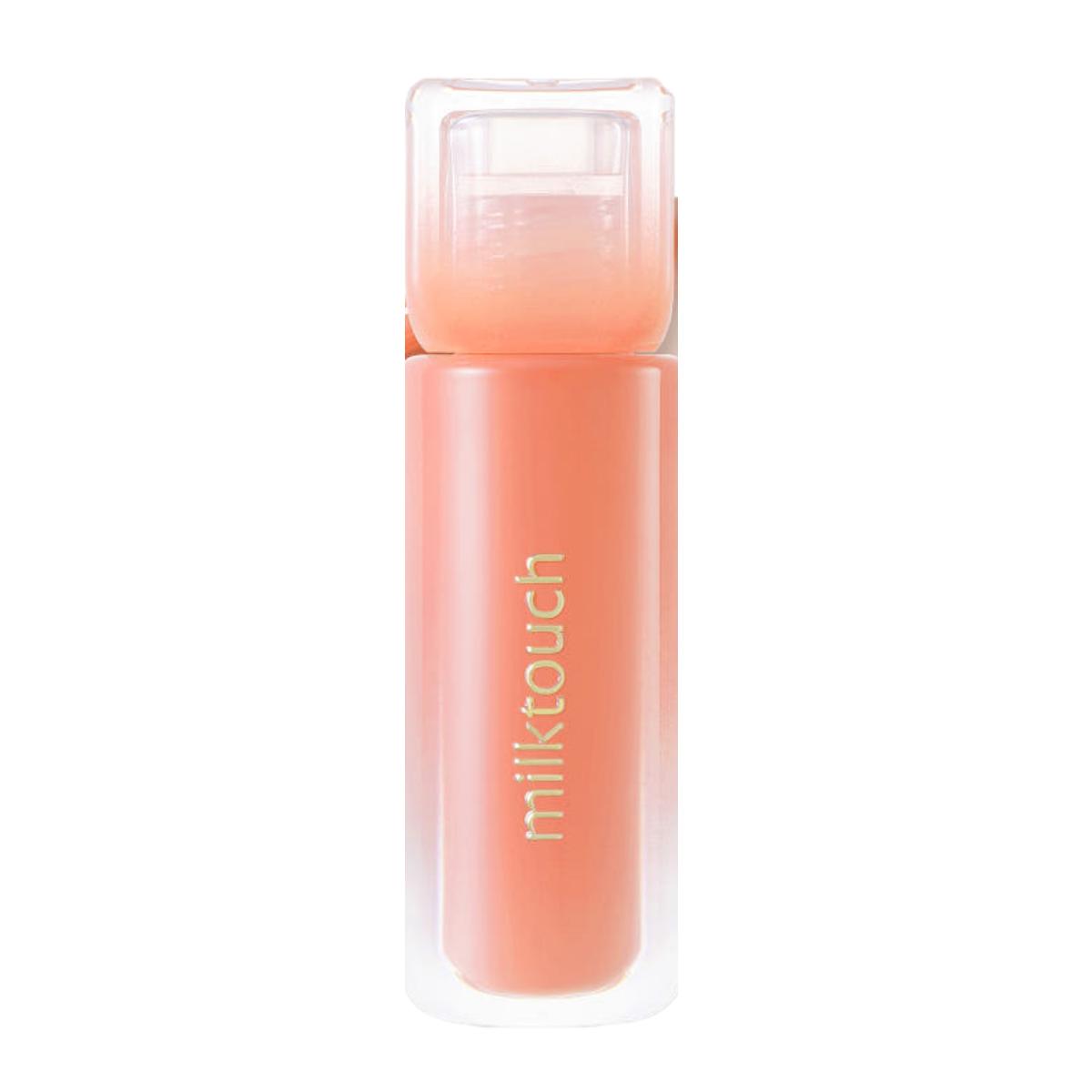 Milk Touch Dew Stain Прозрачный блеск для губ 10 Tangerine Pop Высокий блеск Увлажняющий тинт для губ 4 мл