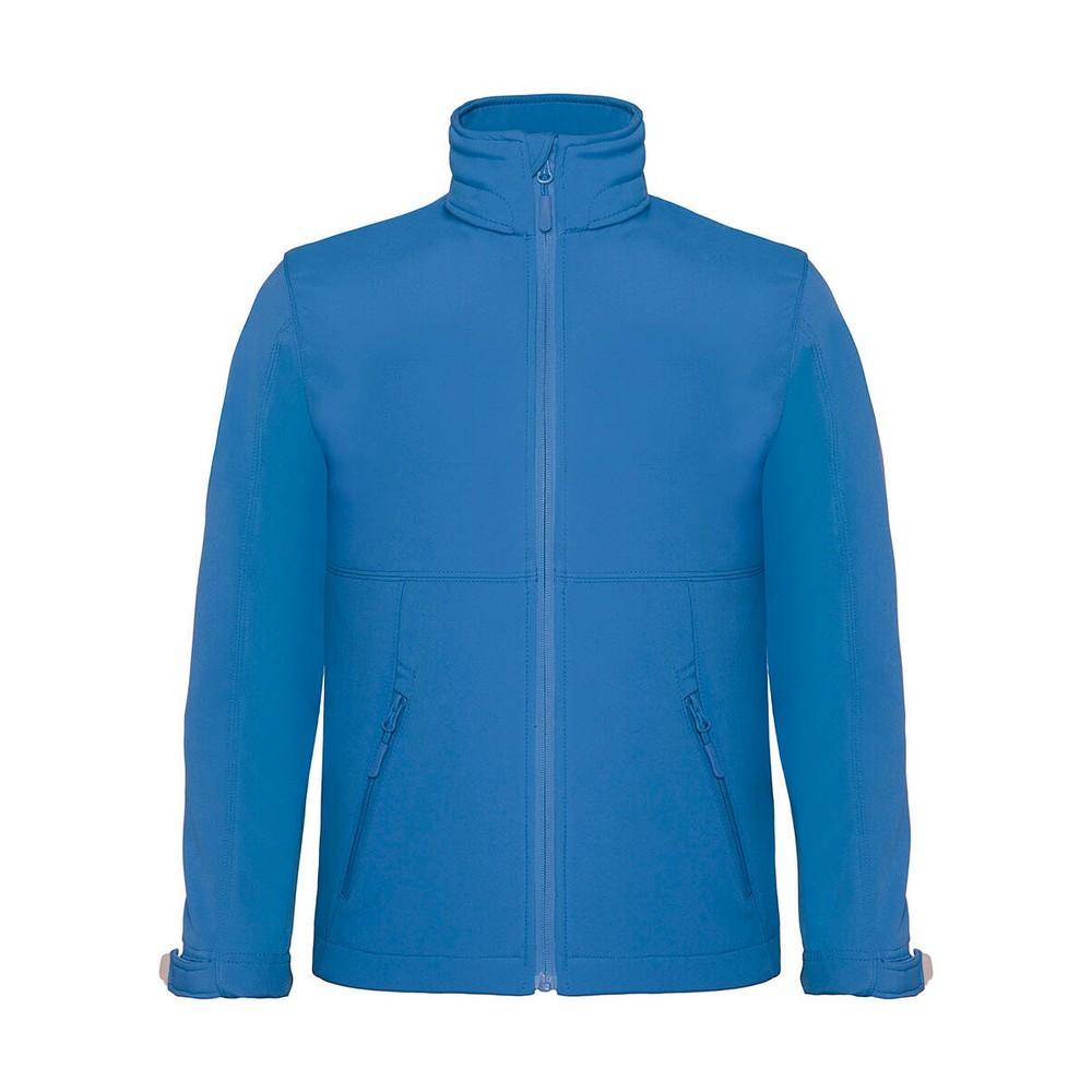 B&C Childrens/Kids Hooded Soft Shell Jacket
