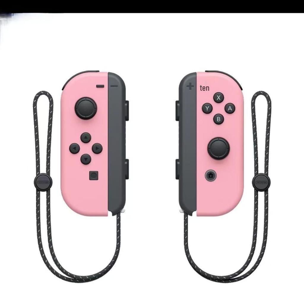 Wireless Bluetooth Joy-Con Controllers with Wake-Up Feature and Wrist Strap, Left and Right Separately for Switch