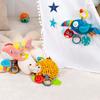 Newborn Infant Soft Plush Toy Teether Rattles Toys Baby Educational Toys Brain Developmental Hand Grip Cute Stuffed Animal Toys