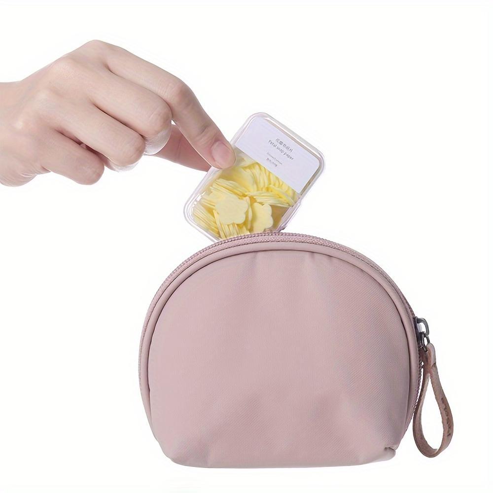 Portable Handwashing Soap Leaves for Travel Kids Students Biodegradable Mini Floral Soap Sheets In Box