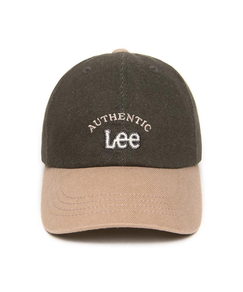 LEE Twitch Logo Color Block Ball Cap Taupe