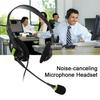 Dual Socket Wired HD-compatible Microphone Superior Headset with Sound Quality Wired Headphones