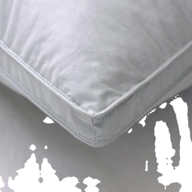 New Five-star Three-dimensional Goose Down Pillow 48*74cm Gray