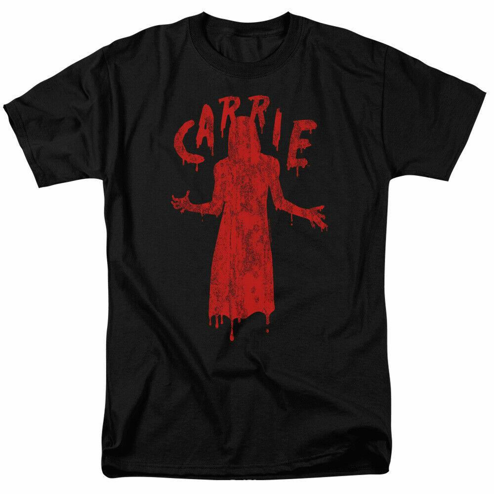 Carrie Silhouette T Shirt Licensed Horror Movie Retro Classic Scary Tee Black S