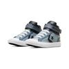 Converse Pro Blaze Strap Leather High PS Heirloom Silver Kids Sneakers Blue Black White A05519C