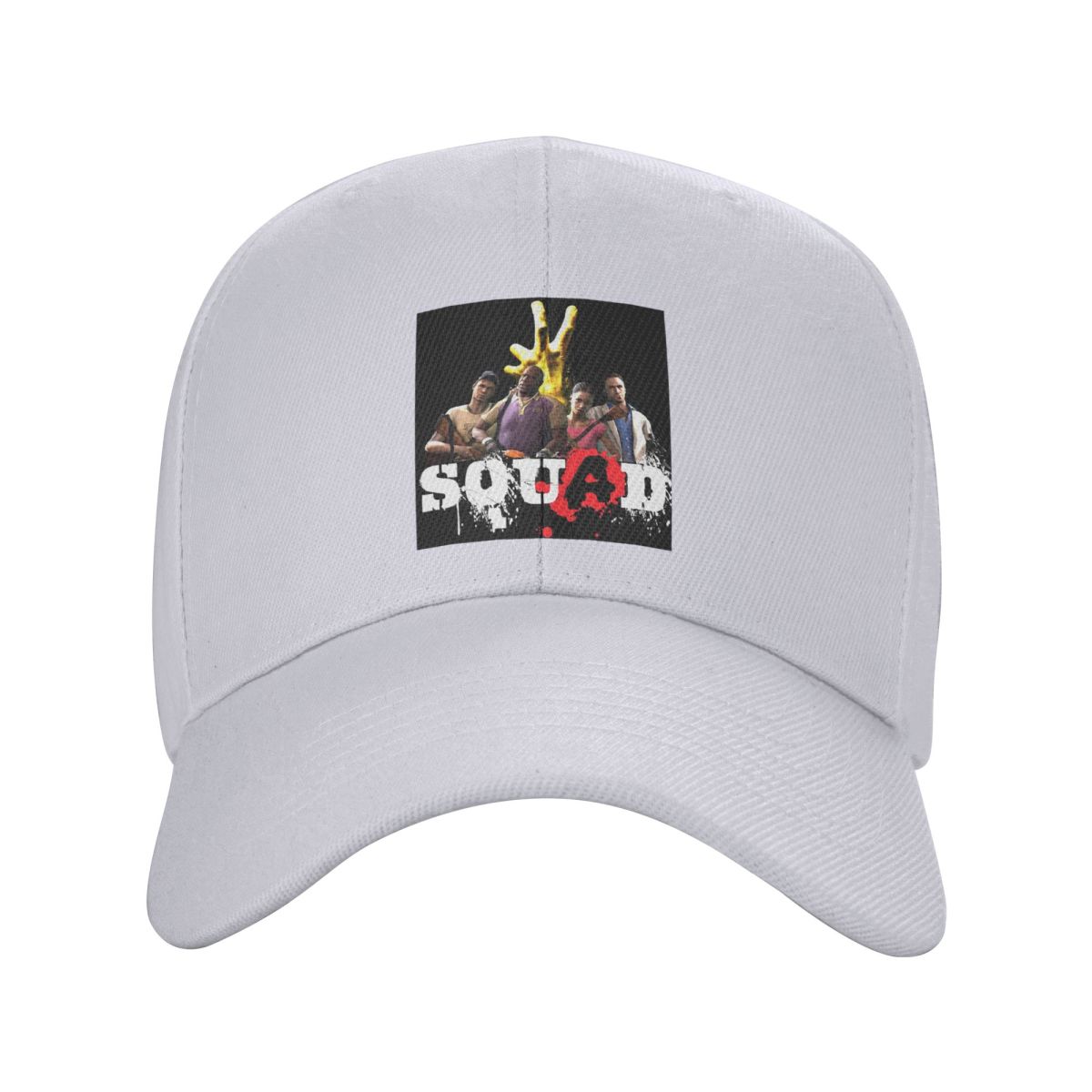 

Кепка с принтом логотипа отряда Left 4 Dead 2 Модная Повседневная Бейсболка Регулируемая Кепка Хип-Хоп Летняя Унисекс Бейсболки One Size