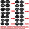 3D ABS Car Emblem Front Grille Badge Replacement Decoration Cover For Mercedes Benz Auto Modification Accessories