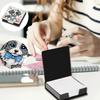 Leather Animals Gem Art Sticky Note Holder Gem Painting Memo Pad Holder Mosaic Kit Rhinestones Post It Dispenser for Home Office
