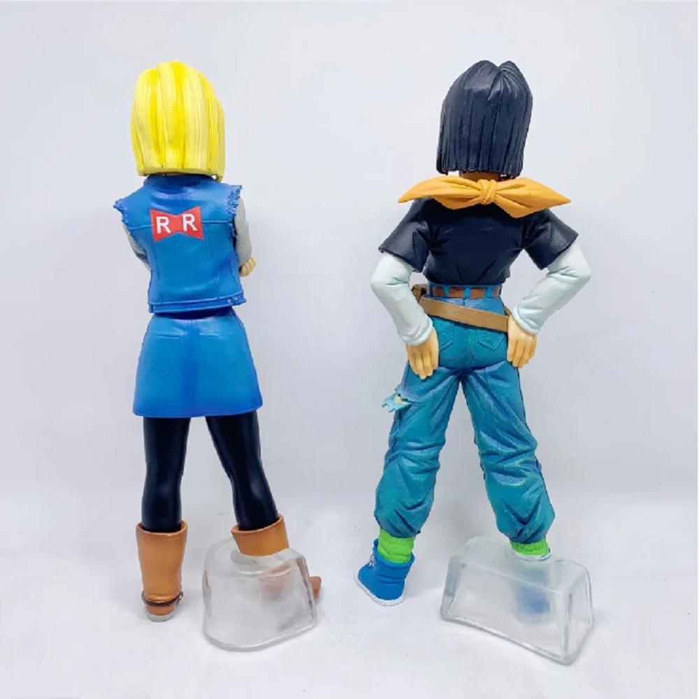 Sale Anime Dragon Ball Z Android 17 18 Figure PVC Action Figures Collection Model Toys for Children Gifts