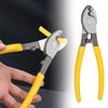 6 Inch Manual Electrician Cable Cutter Tool, Multifunctional Anti Slip Electrician Pliers, Labor-Saving Wire Stripping Pliers