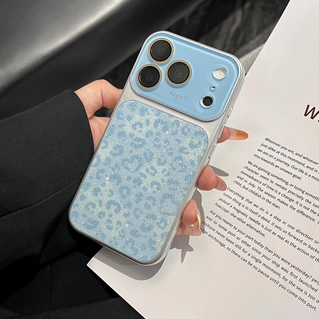 Luxury Leopard Print Phone Case For iPhone 13 14 15 16 17 Pro Max Shockproof Bumber Cases Cover