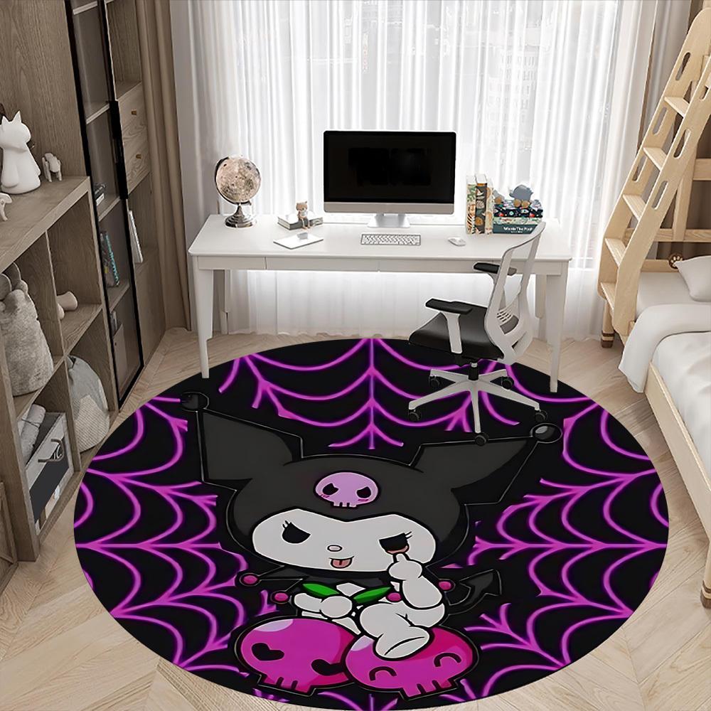 1pc Kuromi, SanrioChair Carpet for Office, Non-slip, Soft and Durable Office Rug for Interior Decoration, Perfect for Office yy250925208