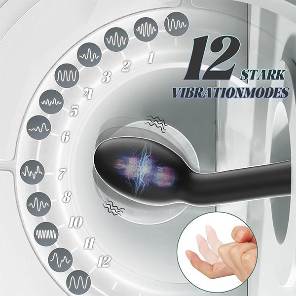 Dildo Vibrator, Sex Toy for Men with 12 Vibration Modes, Vibrators for Men, Prostate Stimulator, Massager, Sex Toy for Couples