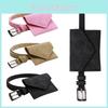 Womens Suede Waist Bag With Solid Color Design For Versatile Fashion Looks
