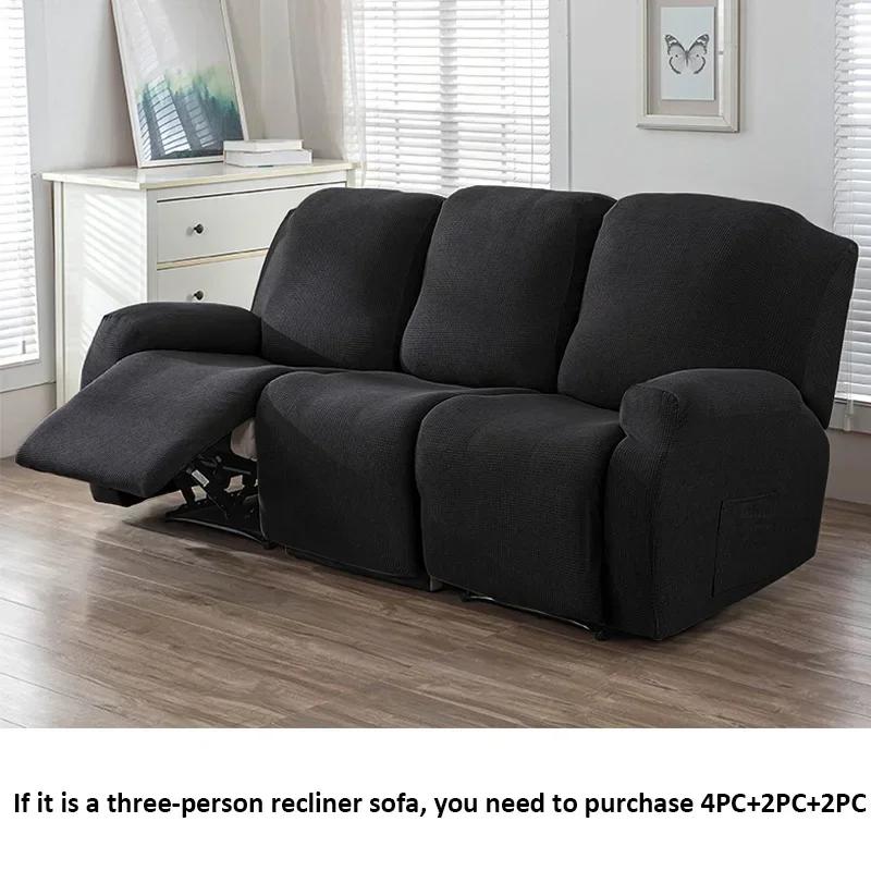 Waterproof Recliner Sofa Cover For Living Room Jacquard Sofa Slipcover Non Slip Armchair Cover Office Home Decor Couch Cover