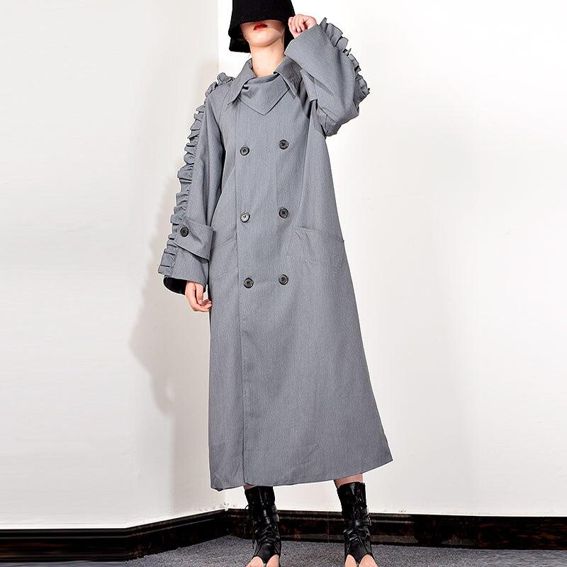 XITAO Fashion Double Breasted Trench XJ3592