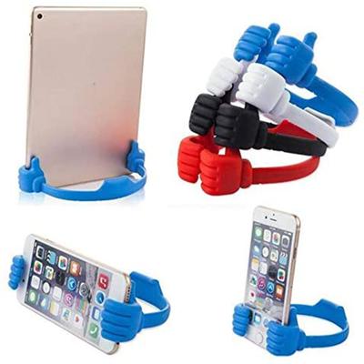 Thumbs Up Mobile Cell Phone Holder Movie Watching Lazy Bed Desktop Mount Stand Silicone Universal Cellphone Tablet Desk Holder