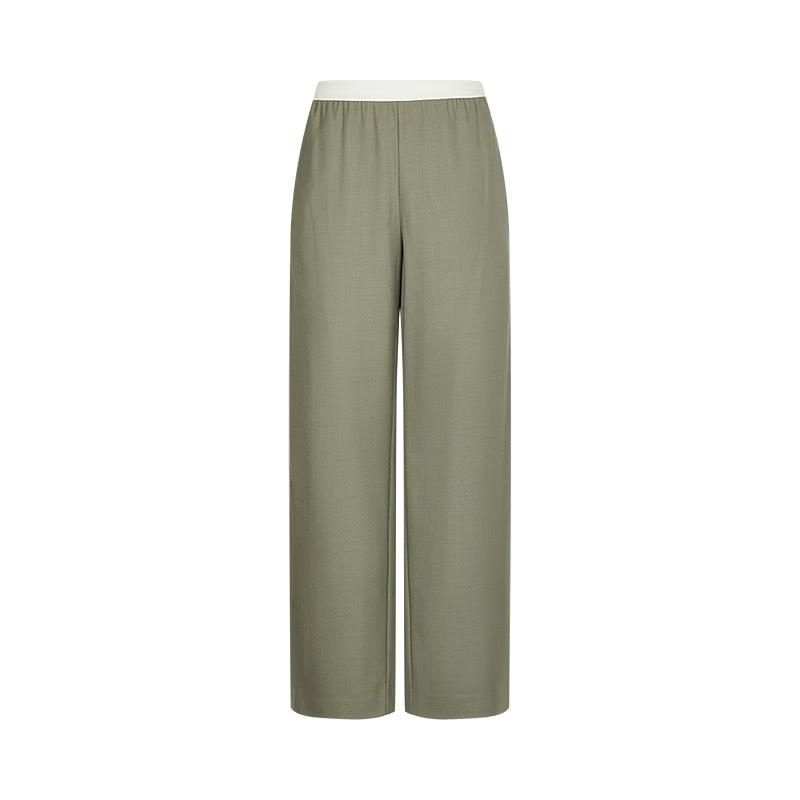 LESS 2025 Autumn Casual Loose Straight-Leg Trousers