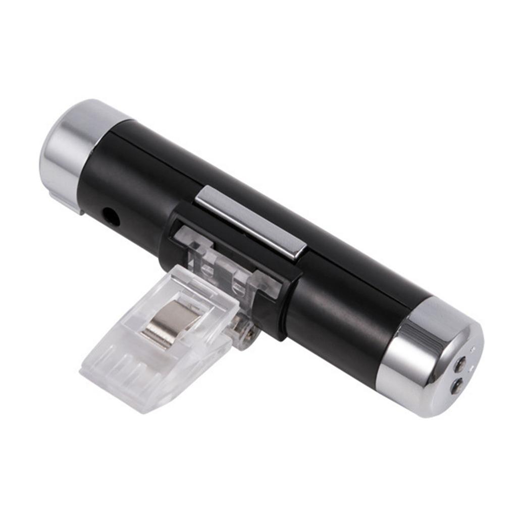 2 v 1 Auto Elektronické Hodiny Teploměr Svítící LED Digitální Displej Výdech Klimatizace Teploměr