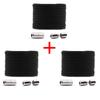 New Unisex with Metal Buckle for Quick on/Off Suitable for A Variety of Shoes Half-Circle Elastic Shoelaces 1Pair/3Pair
