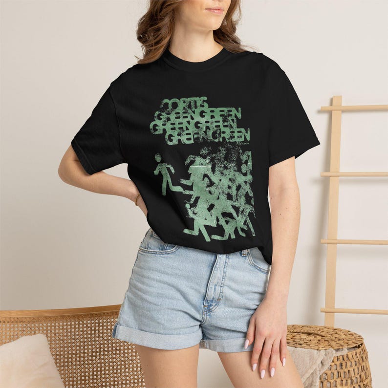 Летняя мода 2026 Модная футболка Унисекс Винтажный топ CORTIS Greengreen Kpop футболка Цвет за пределами линий Мерч Футболка для фанатов бойз-бэнда 4XL