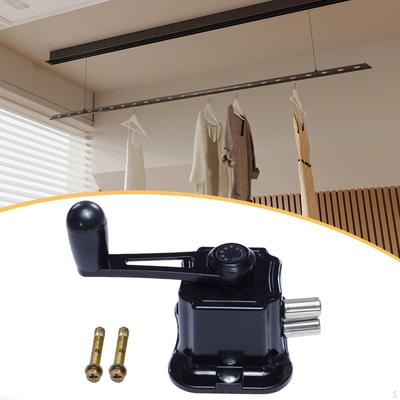 Clothes Rack Crank Handle Clothing Hanger Accessory Heavy Duty Aluminum Alloy Easy To Install Repair