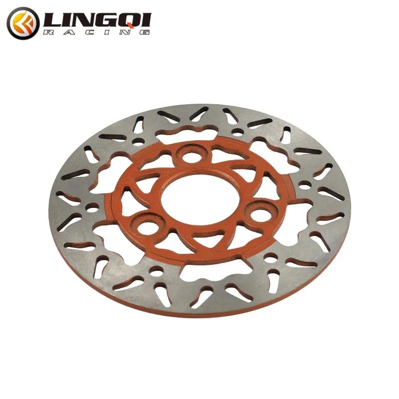 LINGQI RACING Brake Discs Rotors Front Rear Floating Disc 3 Hole 154mm For ATV Beach Buggy Electric Vehicle Scooter Accessories
