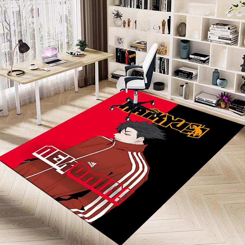 1pc Haikyuu! Nekoma Carpet, Office Rug Outdoor Mat Home Decor Area Carpet Festival