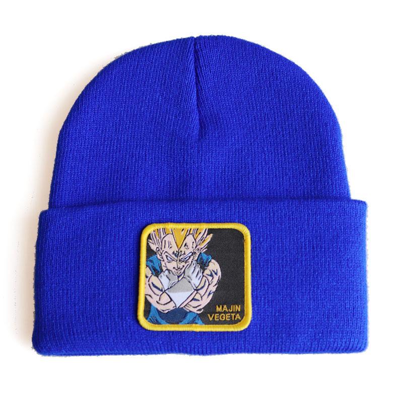 New Anime Cartoon Character Dragon Ball Super Saiyan Knit Hat Beanie Hip Hop Ski Pullover Hat