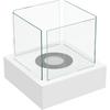 Tabletop Bioethanol fireplace TANGO3 TÜV white set