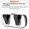 Press Switch Car Glasses Box Sun Visor Glasses Holder Internal Soft Fabric Scratch Resistant Shock-Proof Eyeglasses Storage Case