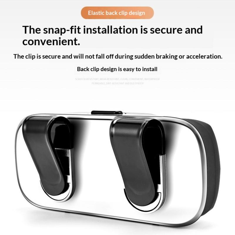 Press Switch Car Glasses Box Sun Visor Glasses Holder Internal Soft Fabric Scratch Resistant Shock-Proof Eyeglasses Storage Case