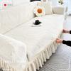 Elastic Sofa Cover Universal In All Seasons, All-Inclusive, All-In-One Double Skirt, Three-Seat Old Sofa Refurbished Cover