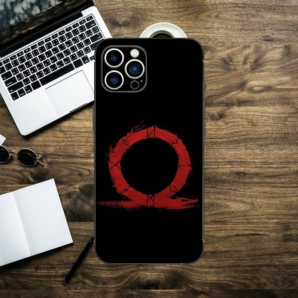 God Of W-War Phone Case For iPhone 16,15,14,13,12,11,XS,XR,X,8,7,Pro,Max,Plus,mini Silicone Black Cover