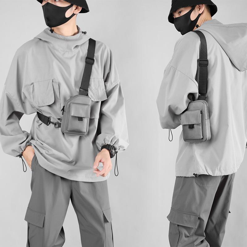 Geantă de piept unisex Geantă simplă de depozitare Rucsac mic de călătorie ușoară Geanta de cruce la modă Casual Genți de o singură mână