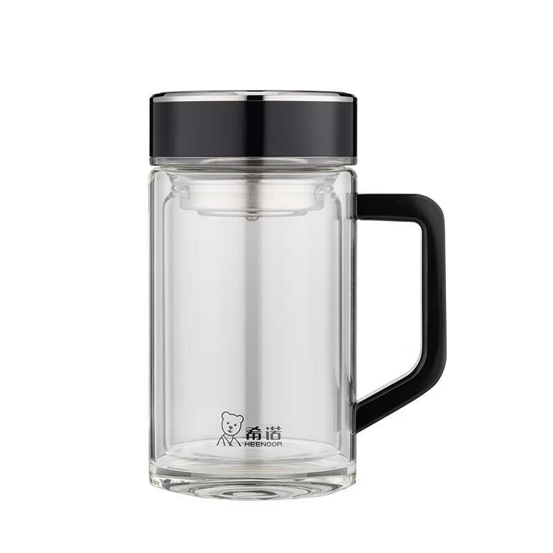 

Heenoor Double Wall Borosilicate Glass Office Tea Cup