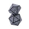 7Pcs/set Polyhedral Acrylic Dices Multiple Face Various Shape Digital Game Dices for Club Party Family Board Game Props