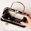 Vintage Red Handbag for Evening Woven Purse Wedding Party Fashion Flower Bag Cross Body Shoulder Purse Luxury Designer Pearl Bag