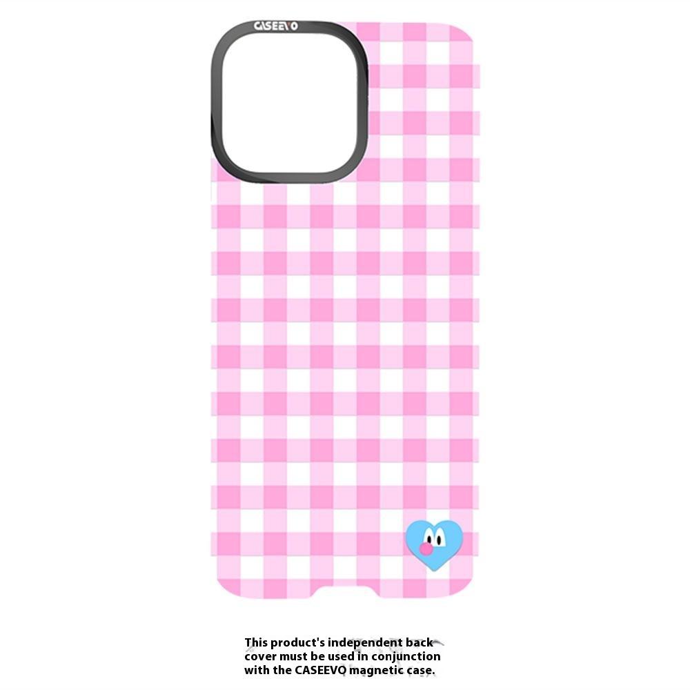 CASEEVO For iPhone 14 Pro Max Case Compatible with MagSafe TPU Acrylic Magnetic Phone Cover with Detachable Grid Backplate