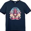 Retro Microphone T Shirt 80s Cassette Tape Music Lover Gift Vintage Graphic Tee