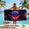 Custom Text Beach Towel, Soft Absorbent Swimming Multi-use TowelRangers FC