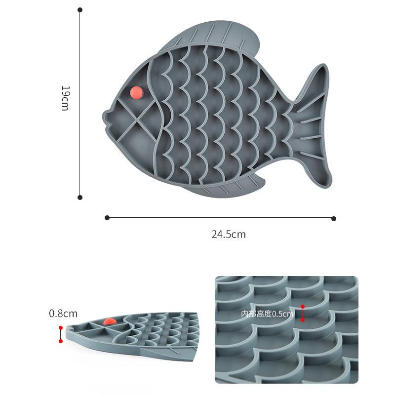 Silicone Licking Pad Pet Dog Lick Pad Bath Peanut Butter Slow Eating Licking Feeder Cats Lickmat Feeding Dog Lick Mat
