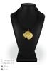 Irish Wolfhound I – Necklace with a Dog In a Gift Box, Gold-plated Pendant for a Dog Lover | Art-Dog