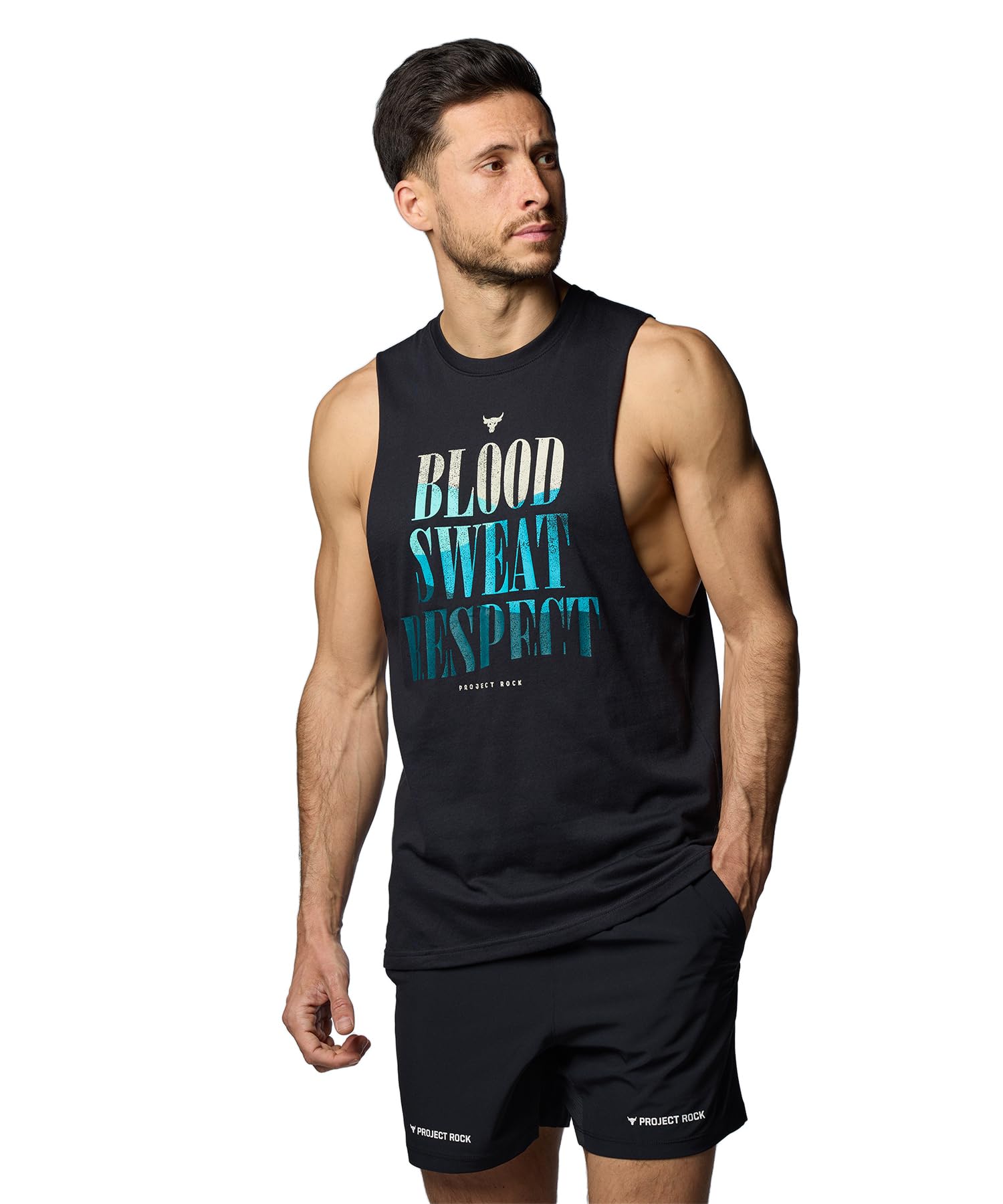 

UA Pjt Rck BSR Payoff Tank Черный Радиальный Бирюзовый XXL [Under Armor] / /