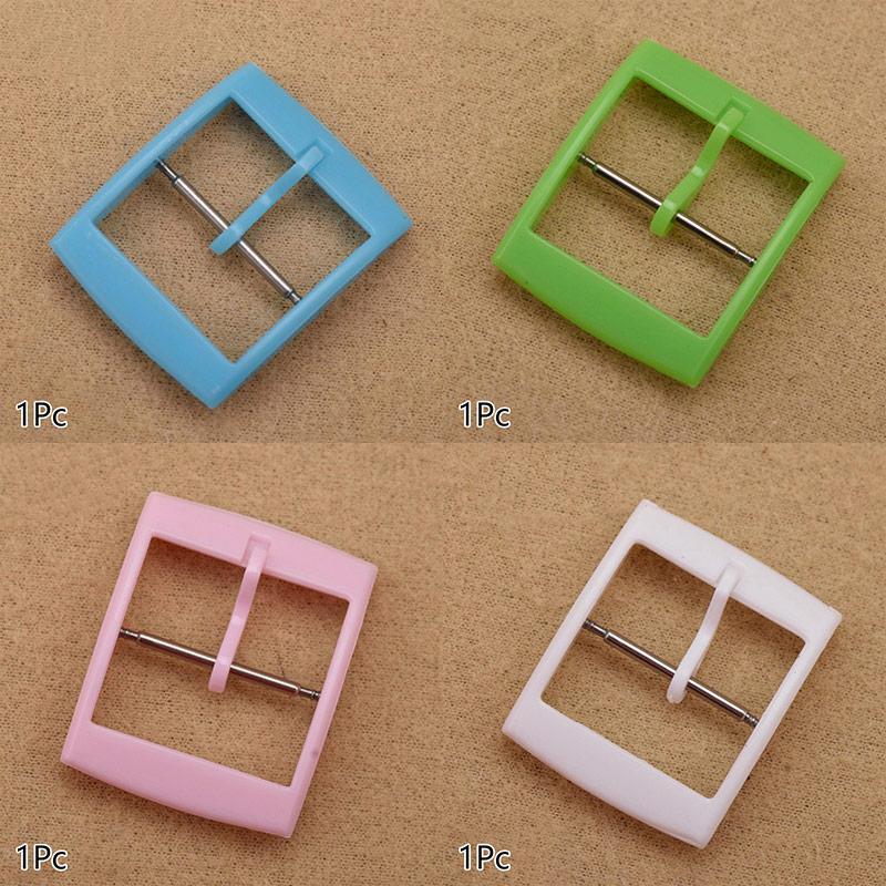 

1PC Watch Buckle Watch Bands Buckle Pin Buckle Watch Accessories Plastic Fixed 16mm19mm20mm Colorful 20mm розовый